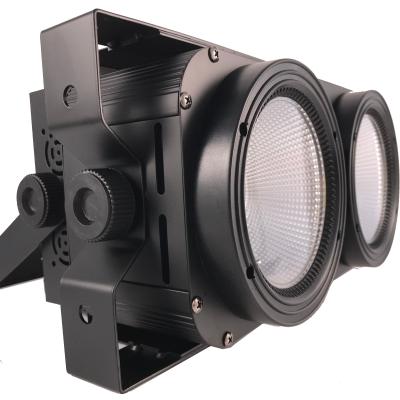 China STAGE HAT 100w 2 LIGHT Eye Attendance Dmx Stage Light Housing Cob Led Street Light 200w Cob Led Par Light for sale