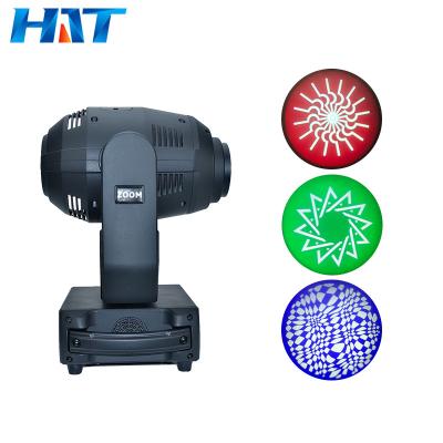 China Stage HAT 250w led beam spot wash 250w beam light moving beam light 250w head led moving spot wash with zoom for sale