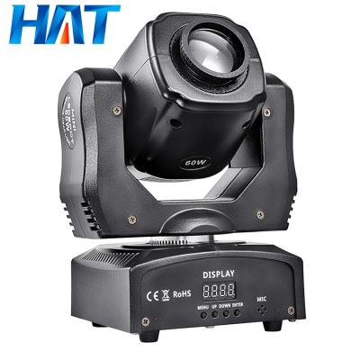 China High quality 60w theme park HAT moving head spot lighting mini dmx gobo projector led party disco dj stage light for sale