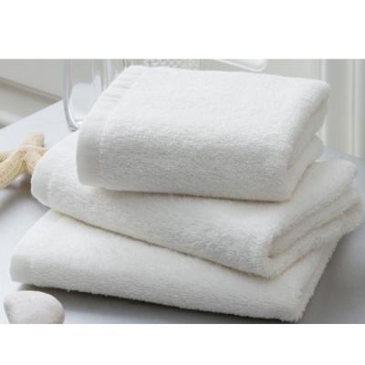 China 100% Pure Cotton White 100% Cotton Hotel /gym /spa /bath Towels for sale