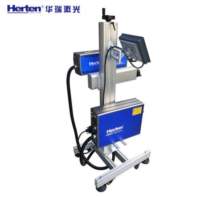 China 30w Raycus CO2 Laser Marking Machine Air-cooled Portable Cable Laser High Speed ​​Optical Code Spray for sale