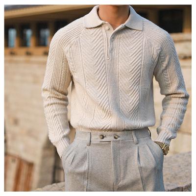 China Soft 2024 New Cardigan Men's Sweater Solid Color Zipper Stand - Neck Pullover Coat for sale