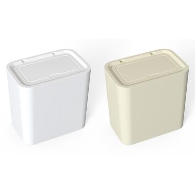 China 2021 Factory Feature Eco-friendly Modern Disposable Outlet Plastic Dust Bin For Home Mini Trash Can For Table Desk for sale