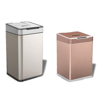 China New Touchless Motion Sensor Disposable Intelligent Automatic Intelligent Waste Bin Kitchen Infrared Trash Can for sale