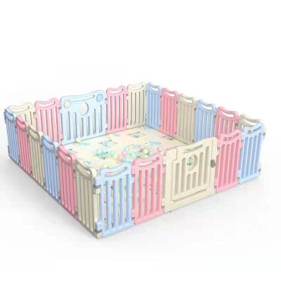 China Foldable; Non-slip; Assets; 2021 Easy Assembly Modern Baby Playpen Fence Safety Plastic Baby Playpen Fence Hutch For Baby Children Playpen for sale