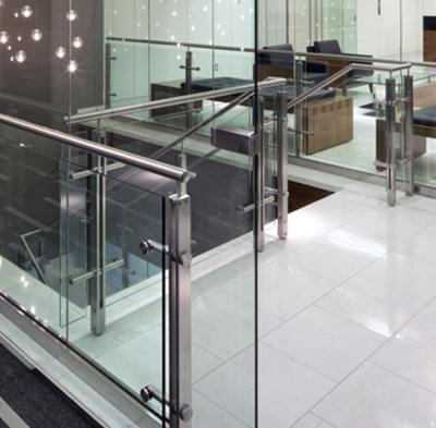 China Modern Outdoor Glass Railing Post 316 Stainless Steel Balustrade Glass Post for sale