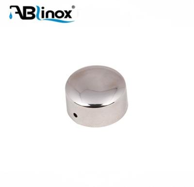 China 304/316 stainless steel railing end cap for railing for sale