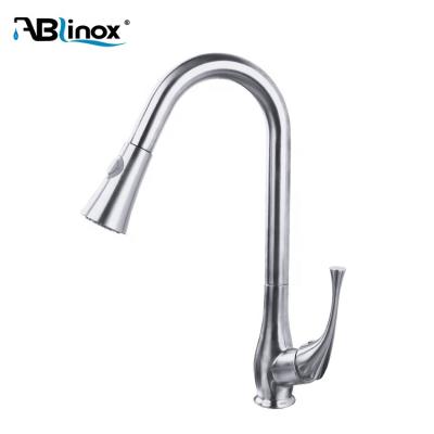 China Kitchen Faucet Extension Lead Free 304 Stainless Steel Kitchen Faucet Single Handle for sale