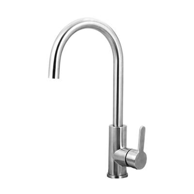 China Modern Kitchen Sink Faucet 304 Stainless Steel Taps Modern Mixer Taps for sale