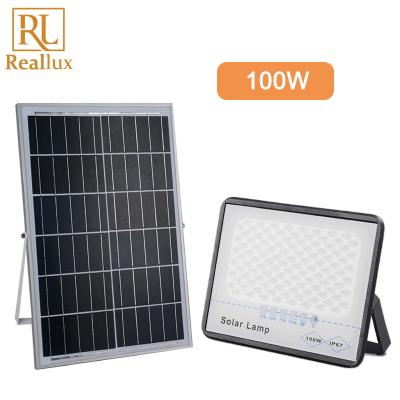 China 100W 200w 300w 500w 1000w High Brightness Residential Home Garden Solar Lights Dusk Led Solar Flood Light With Remote Control for sale