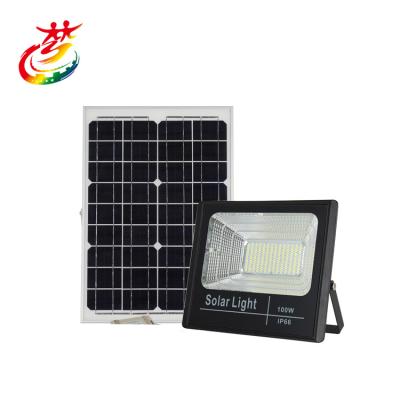 China Suitable for Patios 100W Outdoor Solar Flood Light Dusk to Dawn with Remote Control 324 LED 5000 Lumens Lamp Yard, Pool, Garage for sale