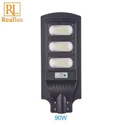 China Road All In One 30W 60W 90W 120W Solar Street Light With CE Certificate for sale