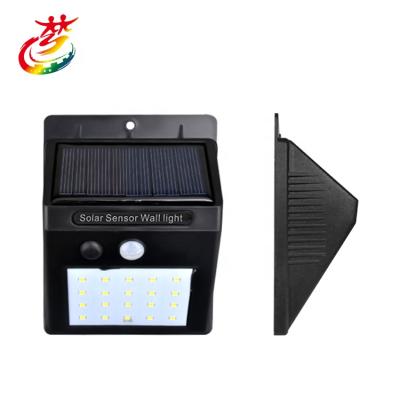 China Traditional Solar Outdoor Waterproof Rechargeable Wall Light 20pcs 2835 LED Solar Power for sale