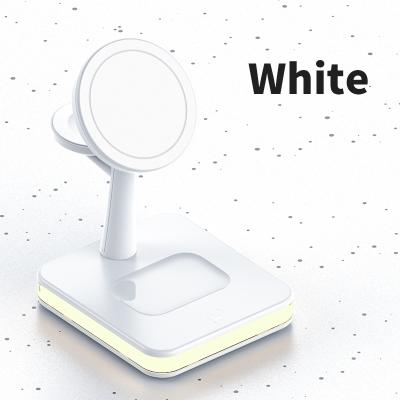 China 18W QI Wireless Charging W991 4 in 1 15W Magnetic Fast Wireless Charger Wireless Charging Station for iPhone/iWatch/Airpods QC 3.0 Adapter for sale