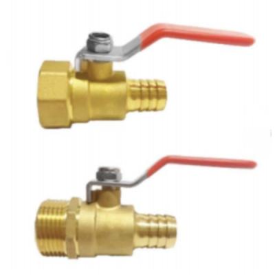 China General Factory Internal External Male Female Thread Screw Fire Coil Brass Ball Valve for sale