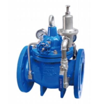 China Cast Iron Flange Pilot Operated 200x Overall Pressure Reducing Valve for sale