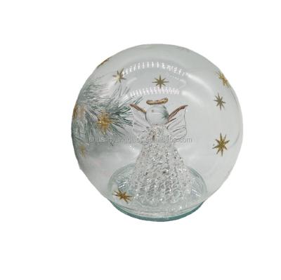 China From Europe New LED European Style Christmas Angel Glass Ball Decoration for sale