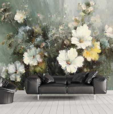 China Chinese HD 3d Wallpaper Floral Wallpaper Home Decoration 3d Wall Papers / Wall Covering for sale