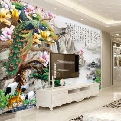 China Modern Decorated Home Color Wallpaper-100X144inches 3D Wallpaper 5D 8D 18D Wall Paper Decor Murals for sale