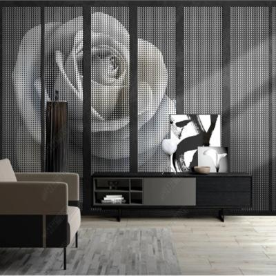 China Modern Yearly Best Seller Dark Rose 3d 8d 16d Style Wallpaper For Home Decoration for sale