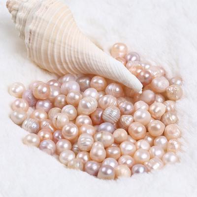 China Wholesale 7-8mm Natural White Pink Purple Freshwater Pearl Potato Loose Pearl Jewelry for sale