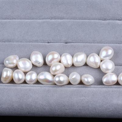 China Half Pearl 12mm Natural Baroque Freshwater Loose Pearl Beads for sale