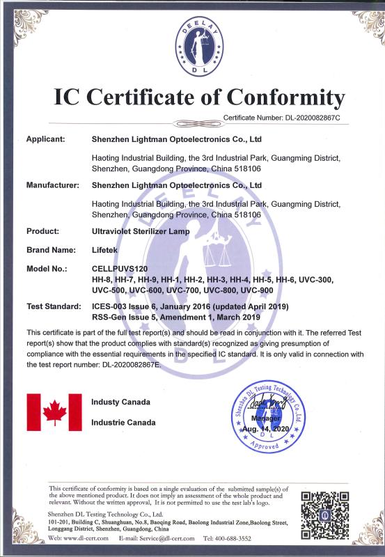 IC - Shenzhen Lightman Opotoelectronics Co., Ltd.