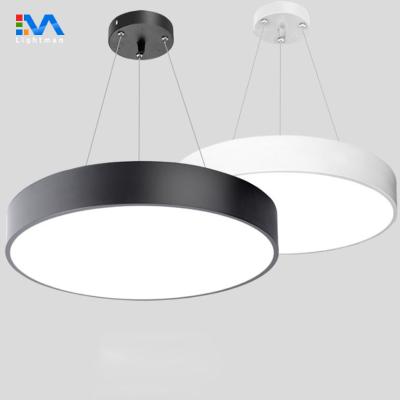 China Round Ceiling Led Lamp 48w 600mm Light Customizable Black And White Outdoor Mouted Round Led Ceiling Light Panel for sale