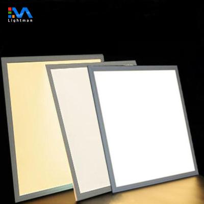 China CCT Change Led Panel 36w 40w 60x60 Desktop Lighting CCT To Change 600x600 Adjustable White Led Panel Light for sale