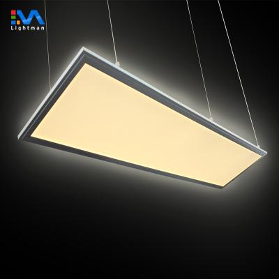 China Led Panel Light 60w SMD2835 60w Double Sides Led Lighting 60x120 1200x600mm Suspended Through Led Ceiling Panel Light for sale