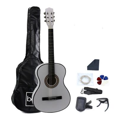 China Wholesale Durable 6 String Chinese Handmade Basswood Classical Guitar with Best Price for sale