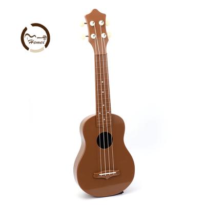 China China Ukulele Manufacturers Durable Inventor 21 Inch Soprano Ukulele Colorful Plastic Price for sale