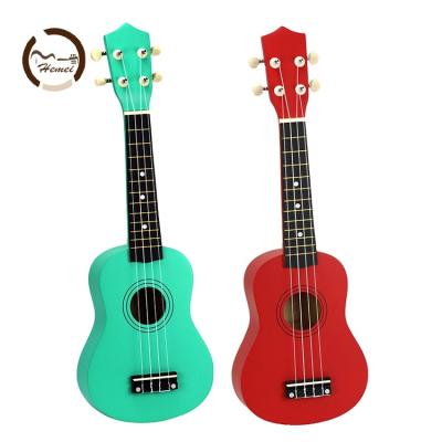 China Wholesale Durable Basswood Nylon Plywood Soprano Strings 21 Inch Small Guitar Professional Concert Ukulele for sale