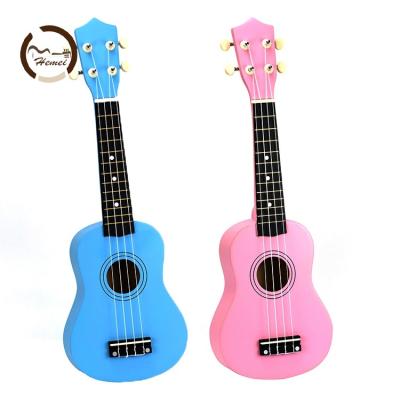 China Diy Durable Wholesale Musical Instrument Soprano Colorful Wooden Ukulele for sale