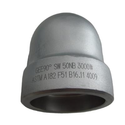 China B16.11 ASTM A182 High Quality Water Intake Pipe Fittings Class 3000 Weld Elbow for sale