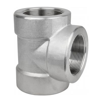 China ASME B16.11 Water Forged VIBRANT Forged Pipe Fittings Butt Weld Tee for sale