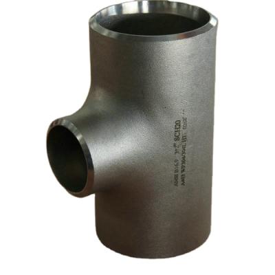 China ANSI B16.9 Stainless Steel Butt Weld 304 / 304L Water Reducing Tee for sale