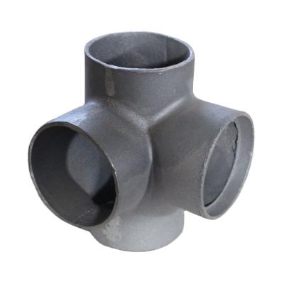 China 304 Oil Cross Stainless Steel Pipe Fittings ANSI B16.11 Forged Cross for sale