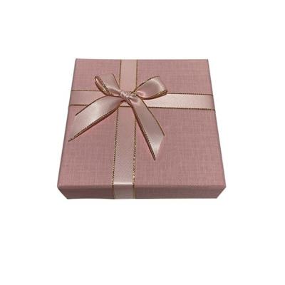 China Recyclable Wholesale Empty Gift Box Luxury Ribbon Chocolate Packaging Gift Box for sale