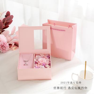 China Recyclable Popular Cardboard Paper Luxury Flowers Packaging Box Flower Gift Box Packaging Boxes for sale