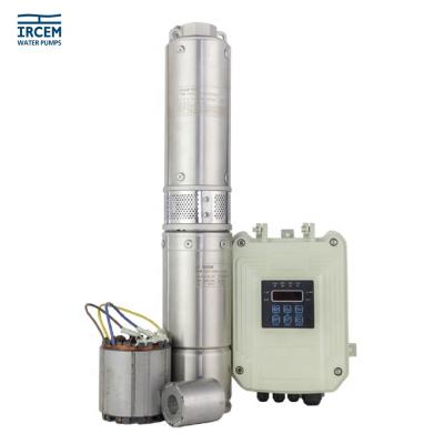 China IRCEM Family Homes Complete Solar Powered Submersible Water Pump Kit Solar Powered Submersible Water Borehole Irrigation Pump for sale