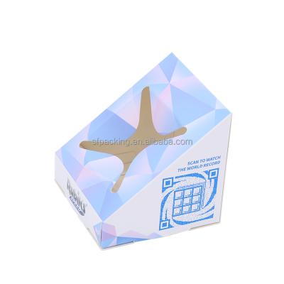 China Recyclable Triangle Cardboard Paper Packaging Scanner Display Boxes for sale