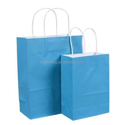 China Recyclable Wholesale Color Printing Customized Kraft Paper Bags for sale