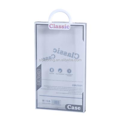 China Recycled Materials Plastic Packaging Customized Cell Phone Case PVC Boxes for sale