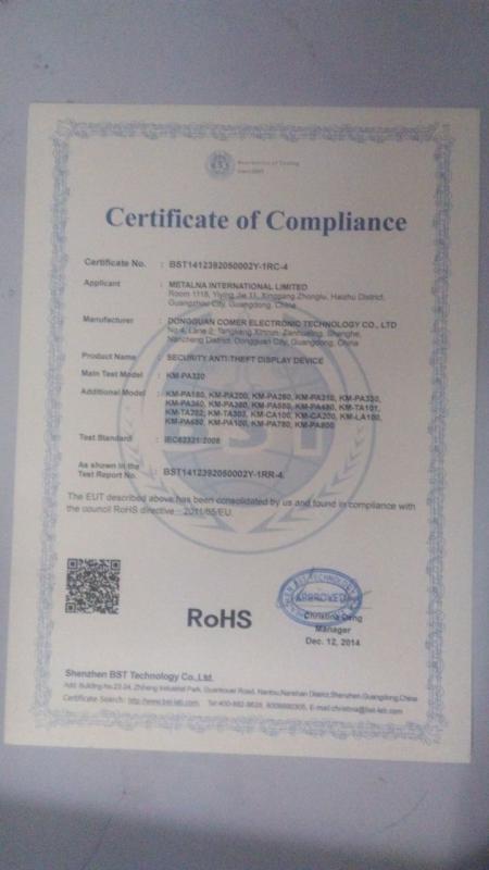 RoHS - Dongguan Comer Electronic Technology Co., Ltd.