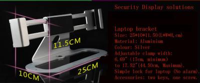 China COMER metal security display holder for laptops retail shops for sale