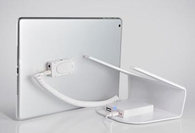 China COMER China supplier metal display cable lock stand for tablet ipad anti-theft for sale