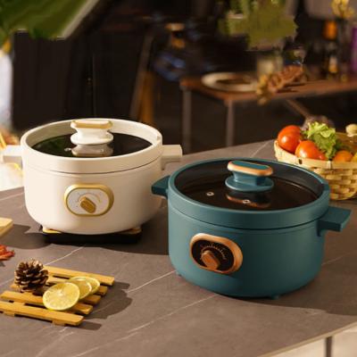 China Viable Popular Party Multifunctional Electric Cooking Pot Stick Non Frying Pan Porridge Steamer Hot Pot Steamer for sale