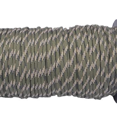 China 2021 9 Strand 550 Lightweight Nylon Multicolor Parachute Cord For Outdoor Survival Camping for sale