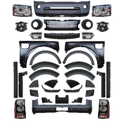 China Fit For Land Rover LR3 UP 2010 Front Bumper Grille Head Light Auto Body LR4 Car Body Parts Kit For Land Rover LR3 UP 2010 LR4 Body Kits for sale